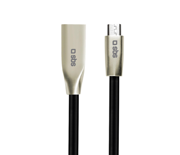 SBS microUSB - USB 1,5m metalowe koncówki - 1442489 - zdjęcie 2